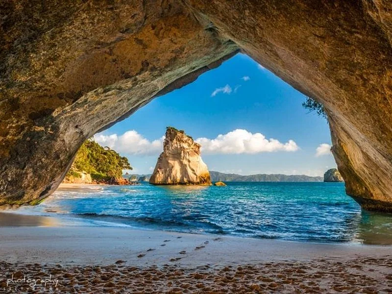 Cathedral Cove New Zealand - new zealand visitor visa from india ahmedabad